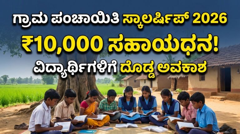 Gram Panchayat Scholarship 2026 Karnataka