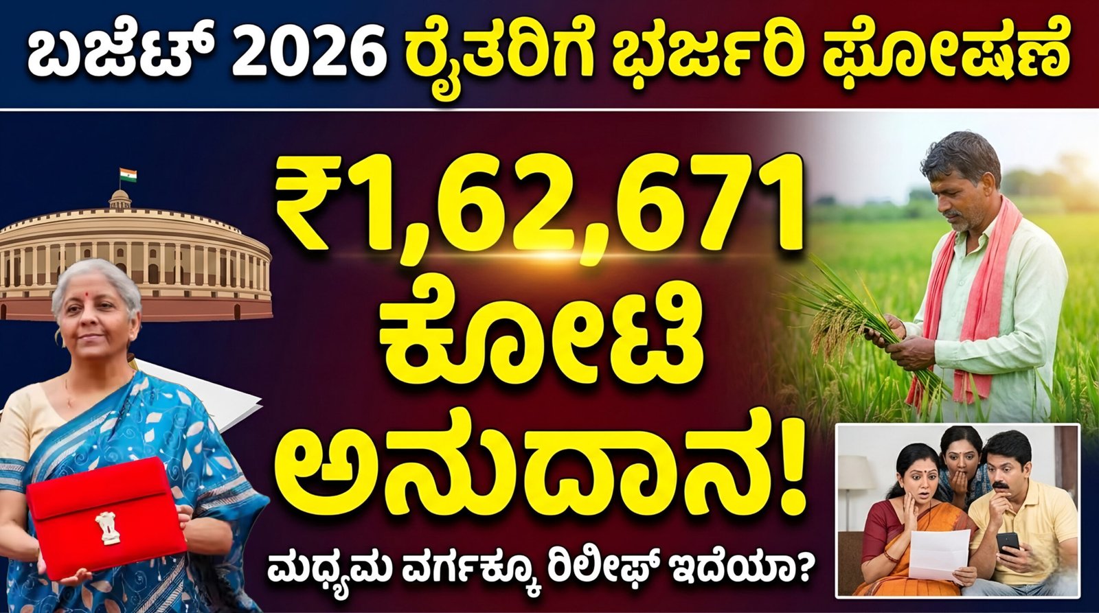 Union Budget 2026 Agriculture Grants